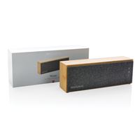 SPEAKER WIRELESS 10W IN BAMBOO
